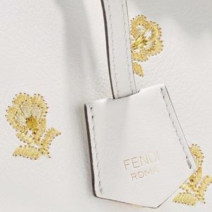 By The Way Fendi embroidered leather shoulder bag